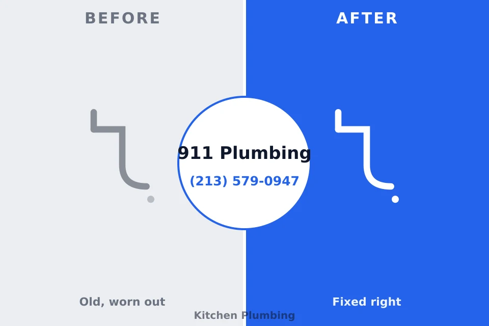 Before and after: plumbing repair West Lawn, PA